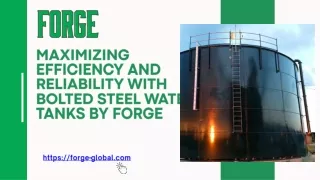 Bolted Steel Water Tanks: Precision Engineering for Potable Water Storage