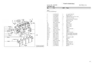 Lamborghini 774-80 n cross basso Tractor Parts Catalogue Manual Instant Download