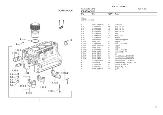 Lamborghini crono 554-55 f Tractor Parts Catalogue Manual Instant Download