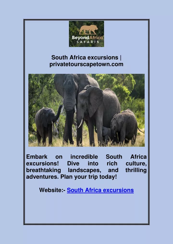 south africa excursions privatetourscapetown com