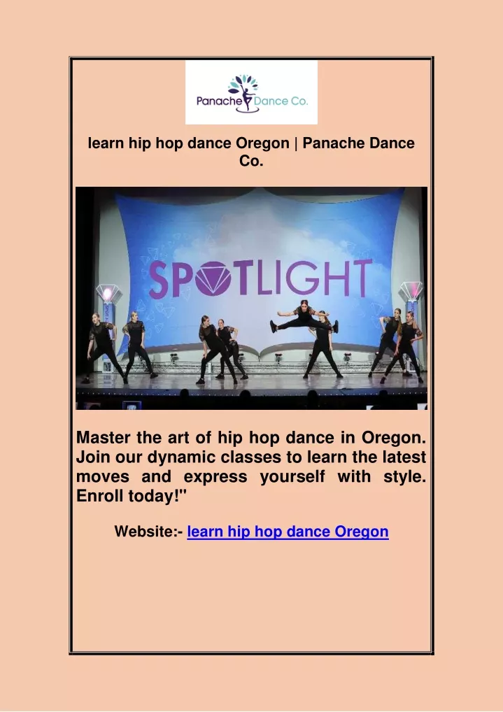 learn hip hop dance oregon panache dance co