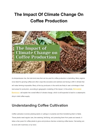 Innovations in Coffee Technology