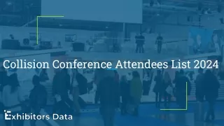 collision conference attendees list 2024