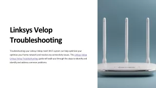 Linksys-Velop-Troubleshooting