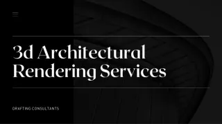 3d Architectural Rendering Services