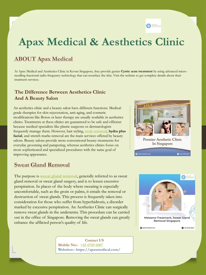 apax medical aesthetics clinic