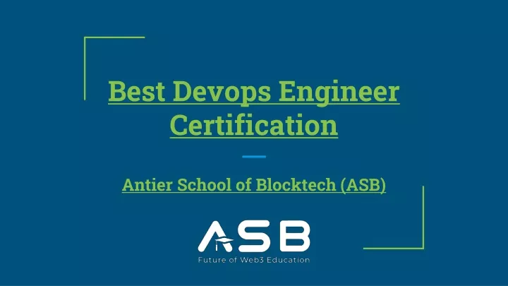 b est devops engineer certification