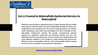 Get A Trusted in Bakersfield Janitorial Service in Bakersfield