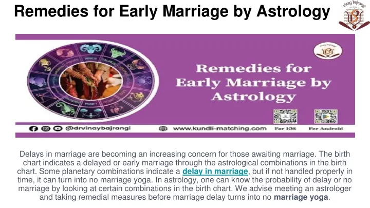 remedies for early marriage by astrology