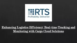 enhancing logistics efficiency real time tracking