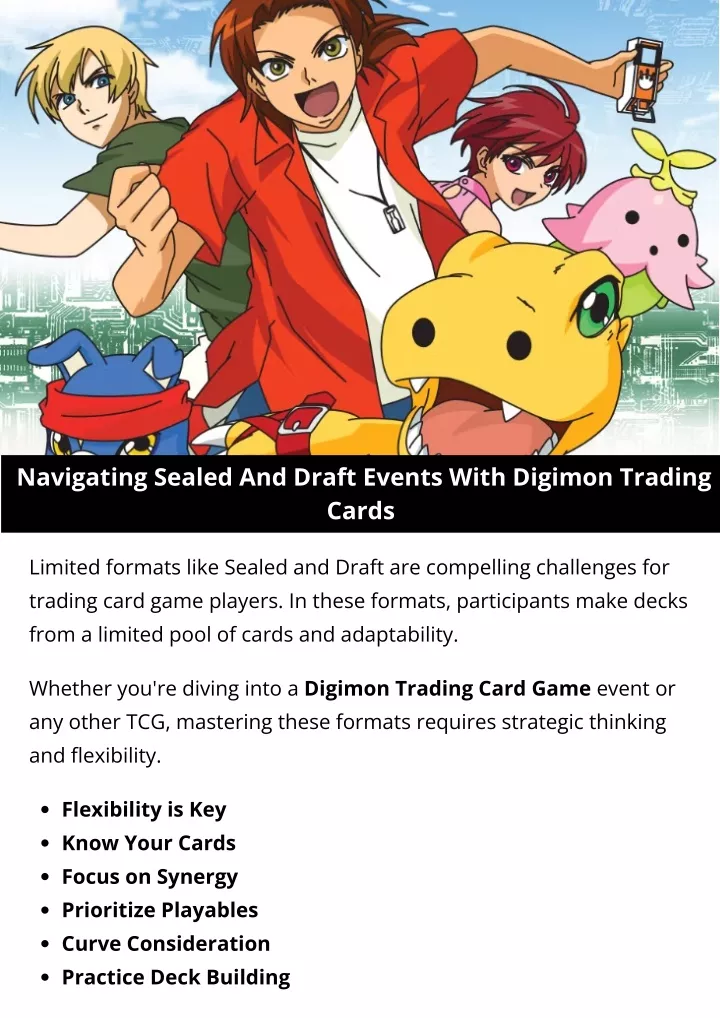 navigating sealed and draft events with digimon