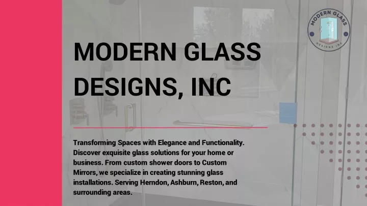 modern glass designs inc