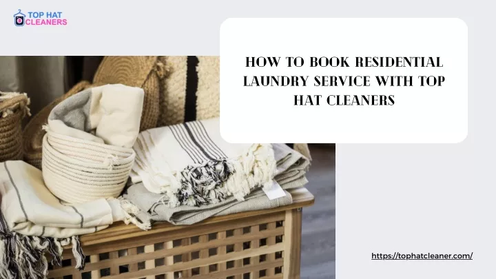 how to book residential laundry service with