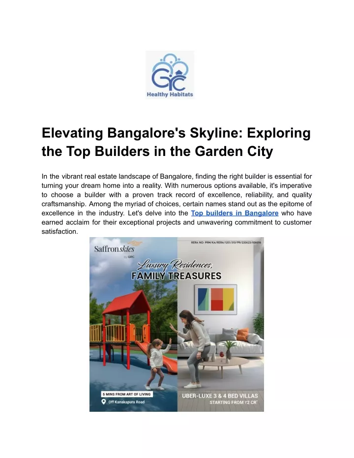 elevating bangalore s skyline exploring