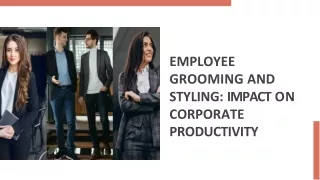 Employee Grooming and Styling and Its Impact on Corporate Productivity