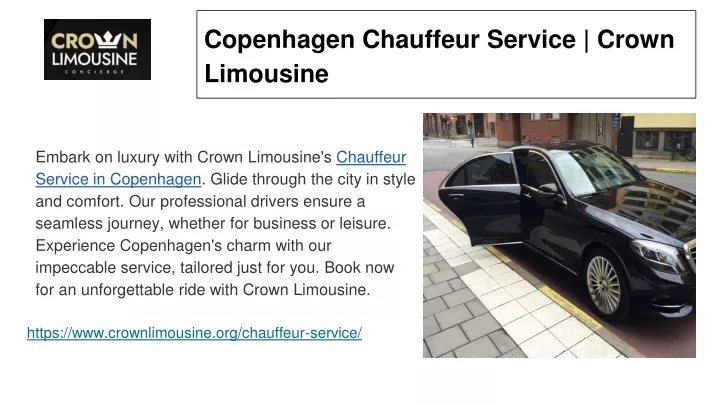 copenhagen chauffeur service crown limousine