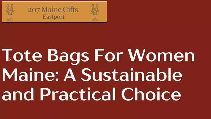 tote bags for women maine a sustainable