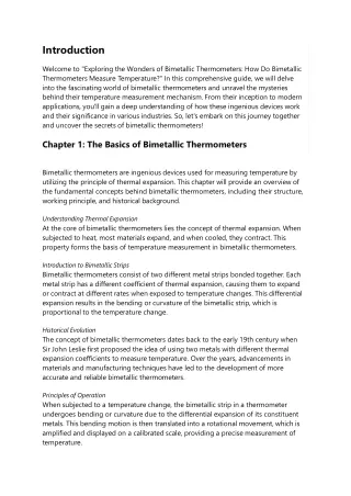 How Do Bimetallic Thermometers Measure Temperature