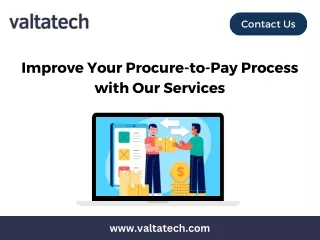 Improve Your Procure-to-Pay Process with Our Services