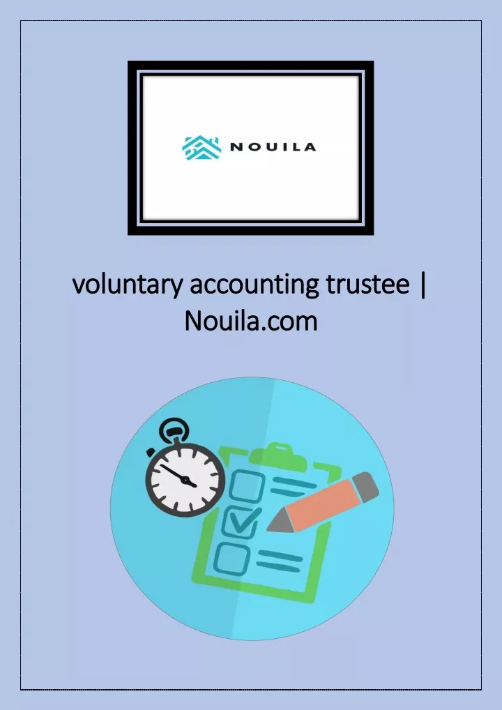 voluntary accounting trustee voluntary accounting