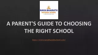 A Parent's Guide to Choosing the Right School