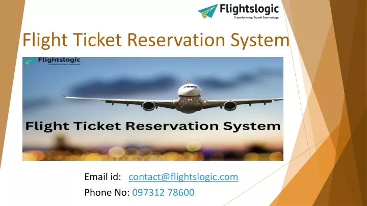 flight ticket reservation system