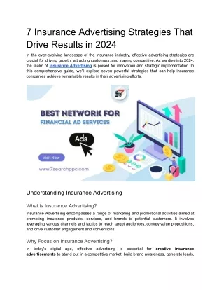 7 Insurance Advertising Strategies That Drive Results in 2024