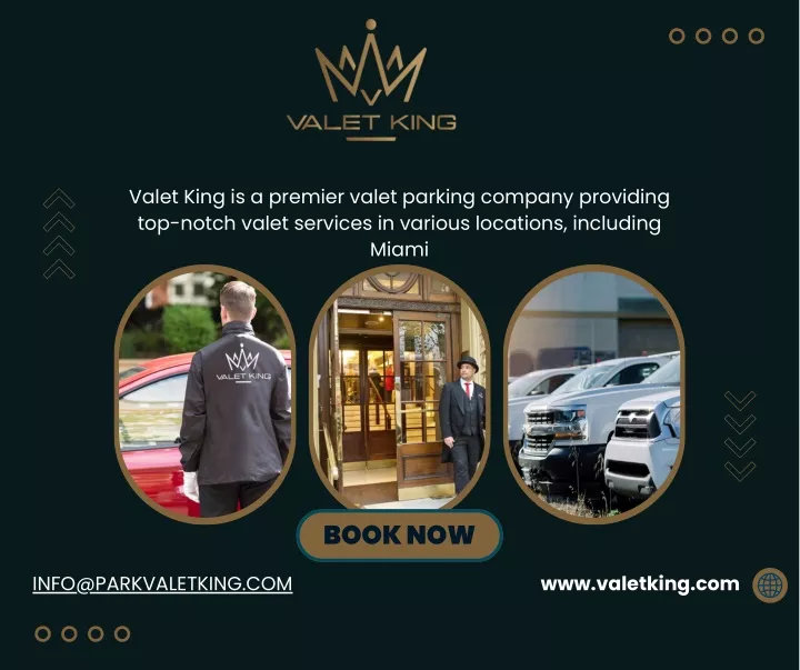 valet king is a premier valet parking company