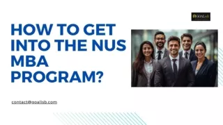 How to Get into the NUS MBA Program?