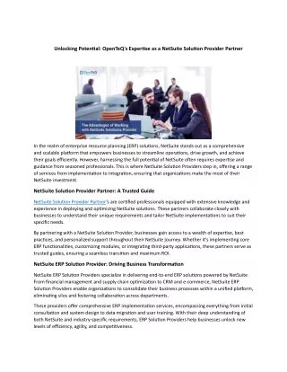 unlocking potential openteq s expertise