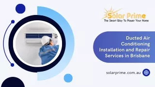 Ducted Air Conditioning Installation and Repairs in Brisbane