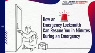 How an Emergency Locksmith Can Rescue You in Minutes During an Emergency