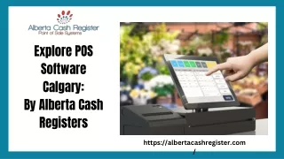 Explore The POS Software Calgary by Alberta Cash Registers