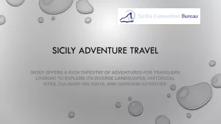 Sicily adventure travel
