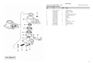 Lamborghini r3 evo 85 Tractor Parts Catalogue Manual Instant Download
