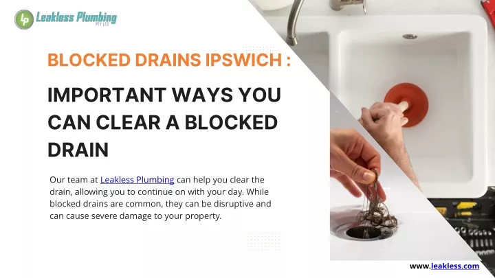 blocked drains ipswich