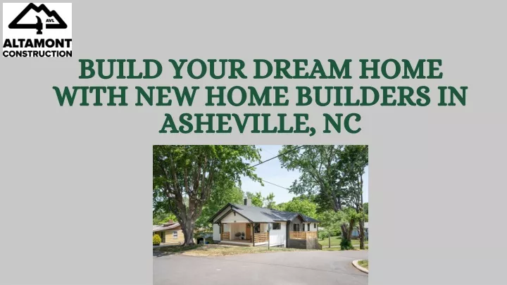 build your dream home with new home builders