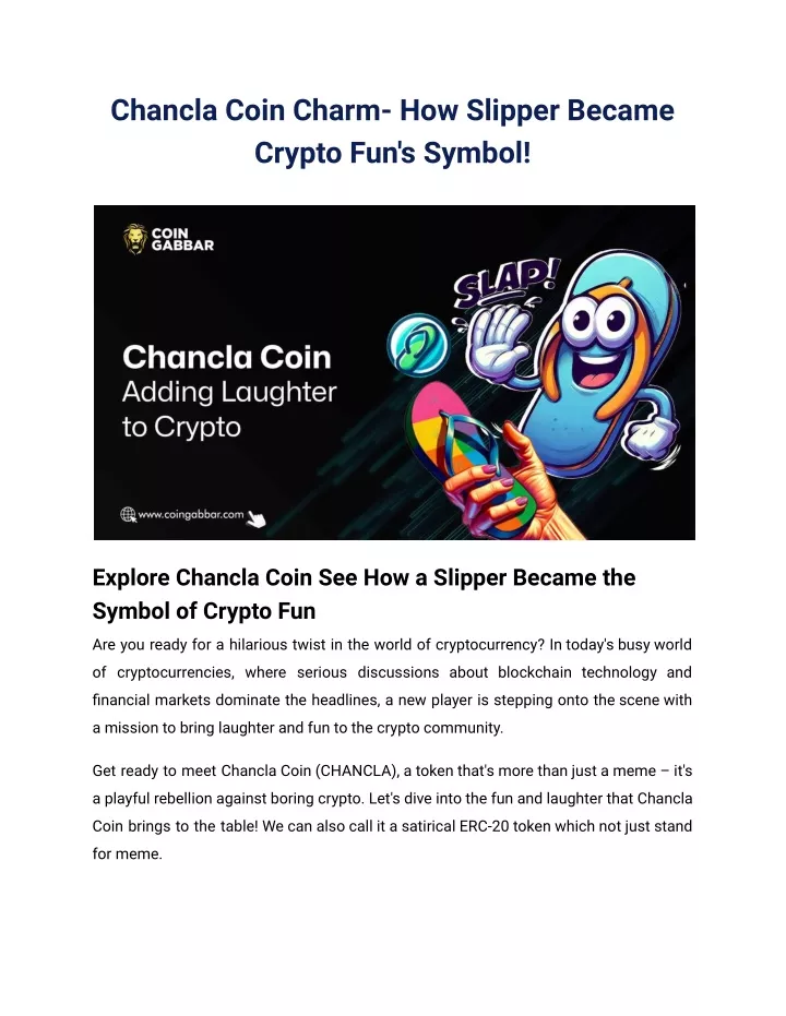 chancla coin charm how slipper became crypto