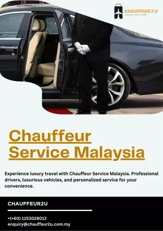 Premier Chauffeur Services in Malaysia