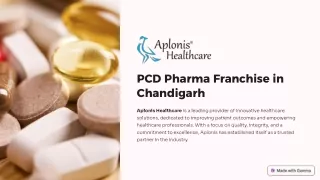 Best PCD Pharma Franchise in Chandigarh