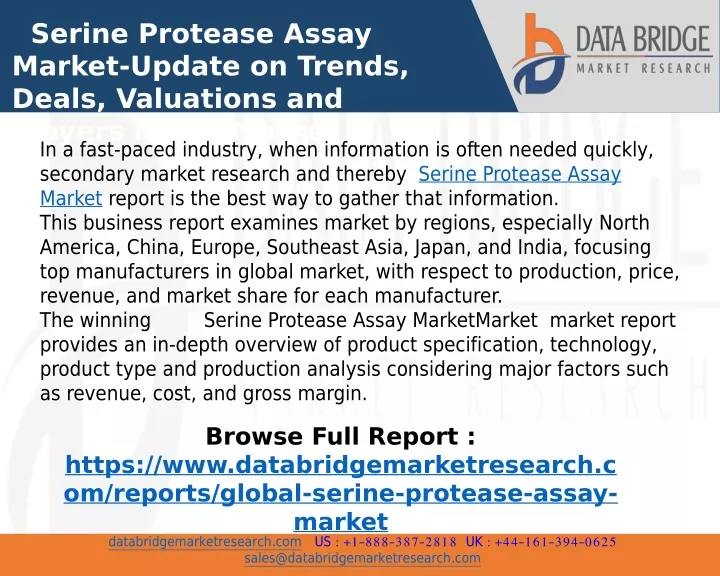 serine protease assay market update on trends