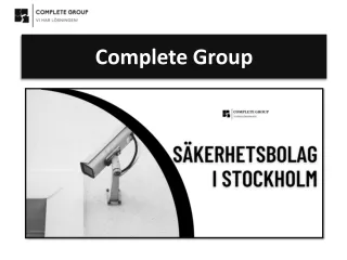 Letar du Efter en Pålitlig Säkerhetspartner I Stockholm?