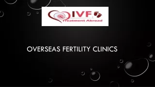 Overseas fertility clinics