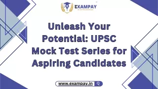 UPSC Mock Test Series for Aspiring Candidates