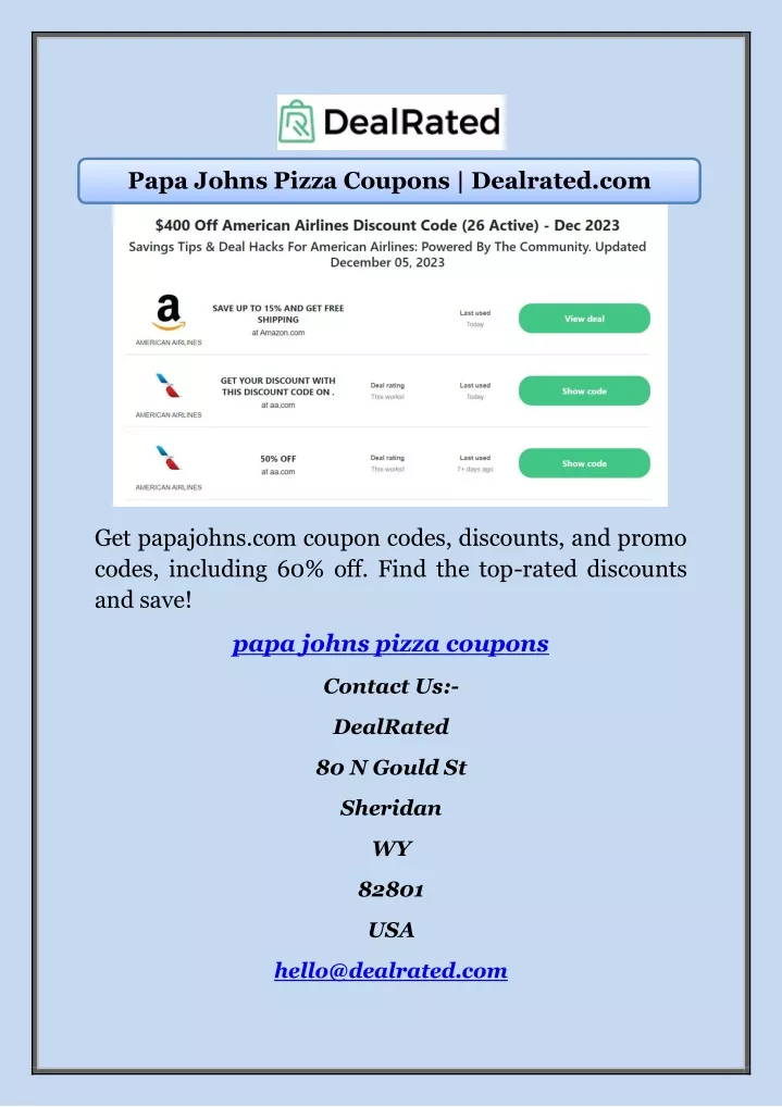 papa johns pizza coupons dealrated com