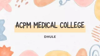 acpm medical college