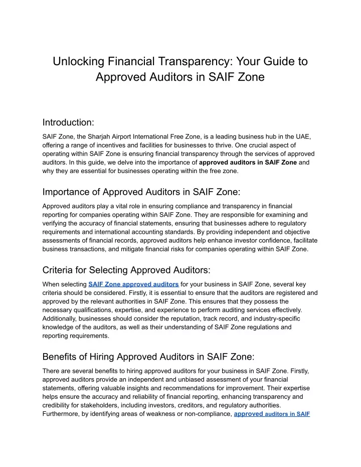 unlocking financial transparency your guide