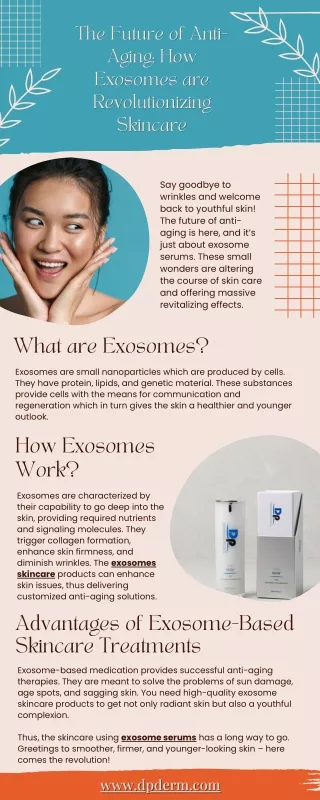 The Future of Anti-Aging How Exosomes are Revolutionizing Skincare
