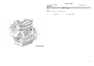 Lamborghini r3.105 Tier 3 Tractor Parts Catalogue Manual Instant Download (SN 20001 and up)