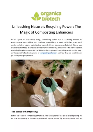 Composting Enhancer